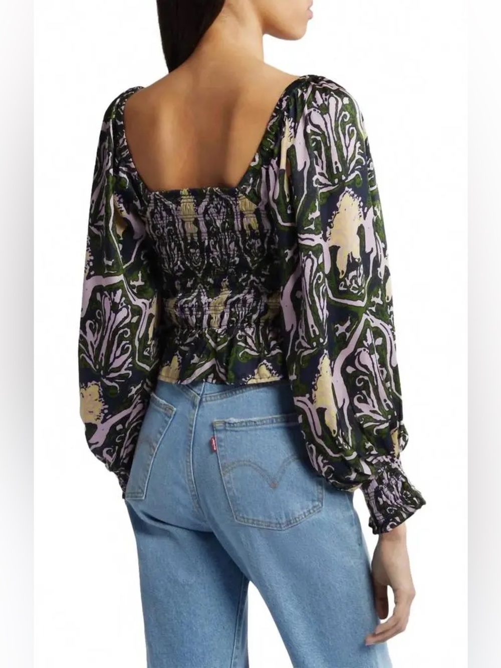 Cleobella Dakota Blouse In Casablanca Print - Picture 2 of 7
